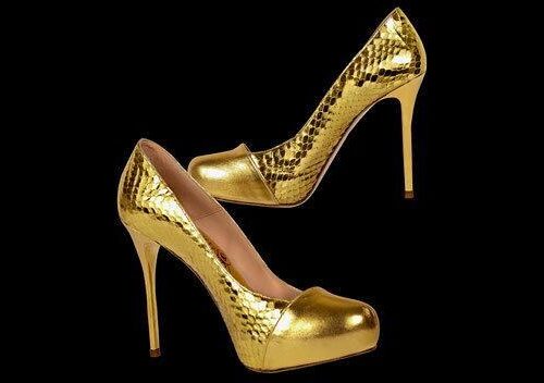 24K Gold Shoes - Luxury Corporate Gifts Leronza