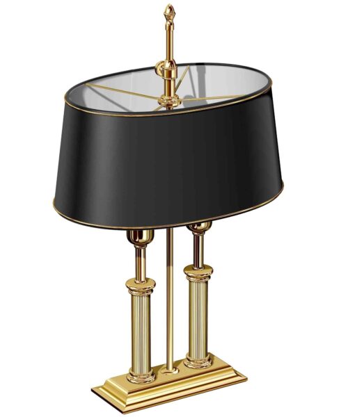 customised gold lamp desk