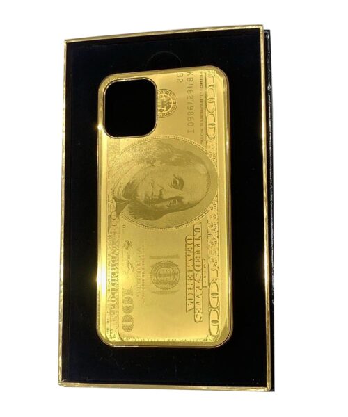 Luxury Gold iPhone 11 Pro and Pro Max Casing Dollar Limited