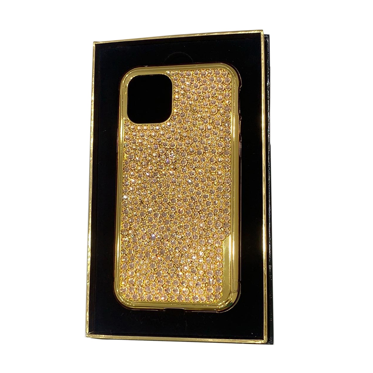 24k Gold Rose Peach Crystal Iphone 12 Pro And Iphone 12 Pro Max Case