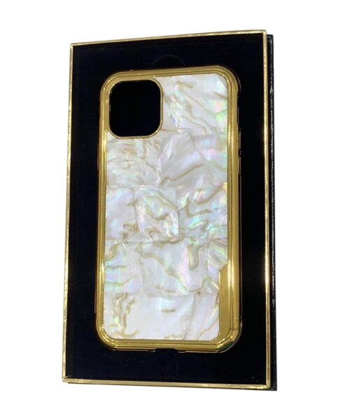 Luxury Gold iPhone 11 Pro and Pro Max Casing with Mother of Pearl