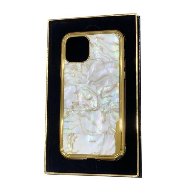 Luxury Gold iPhone 11 Pro and Pro Max Casing with Mother of Pearl