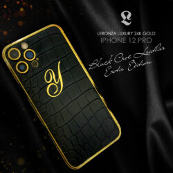 customized gold iphone 12 pro | Latest iPhone | gold leather Phone 12 Pro