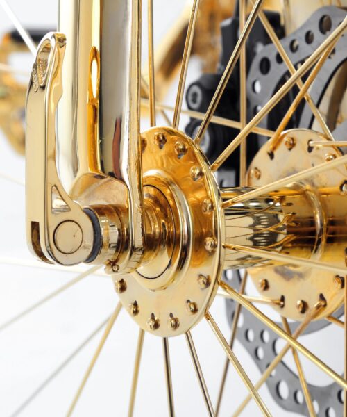 Gold Bicycle