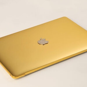 Customized Gold Macbook Pro with Diamond Logo | Most expensive macbook pro