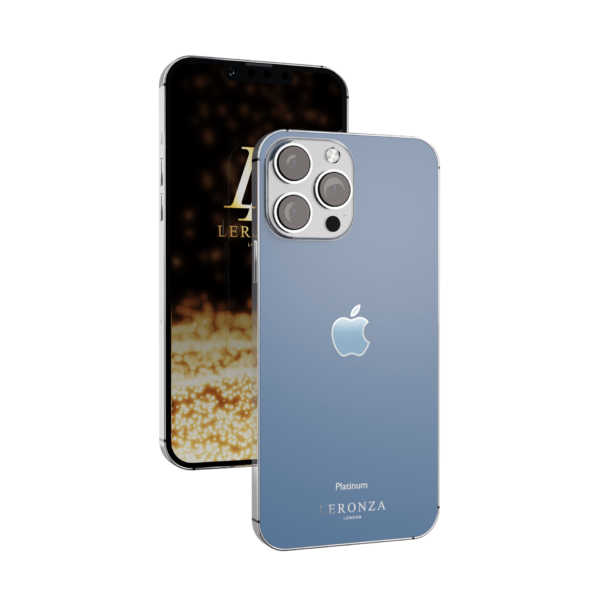 Leronza platinum iPhone 13 Pro max Sierra Blue