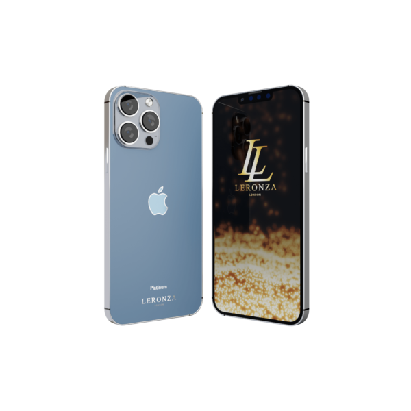 Leronza platinum iPhone 13 Pro max Sierra Blue