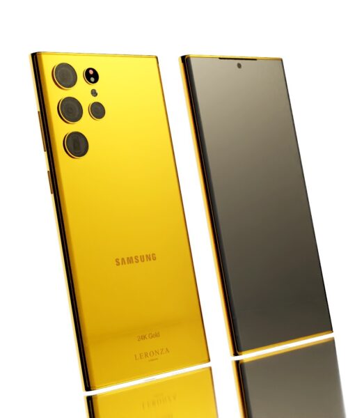 Leronza Luxury 24k Gold Samsung S22 Ultra