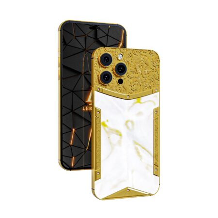 Luxury 24k Gold Mother of Pearl iPhone 14 Pro