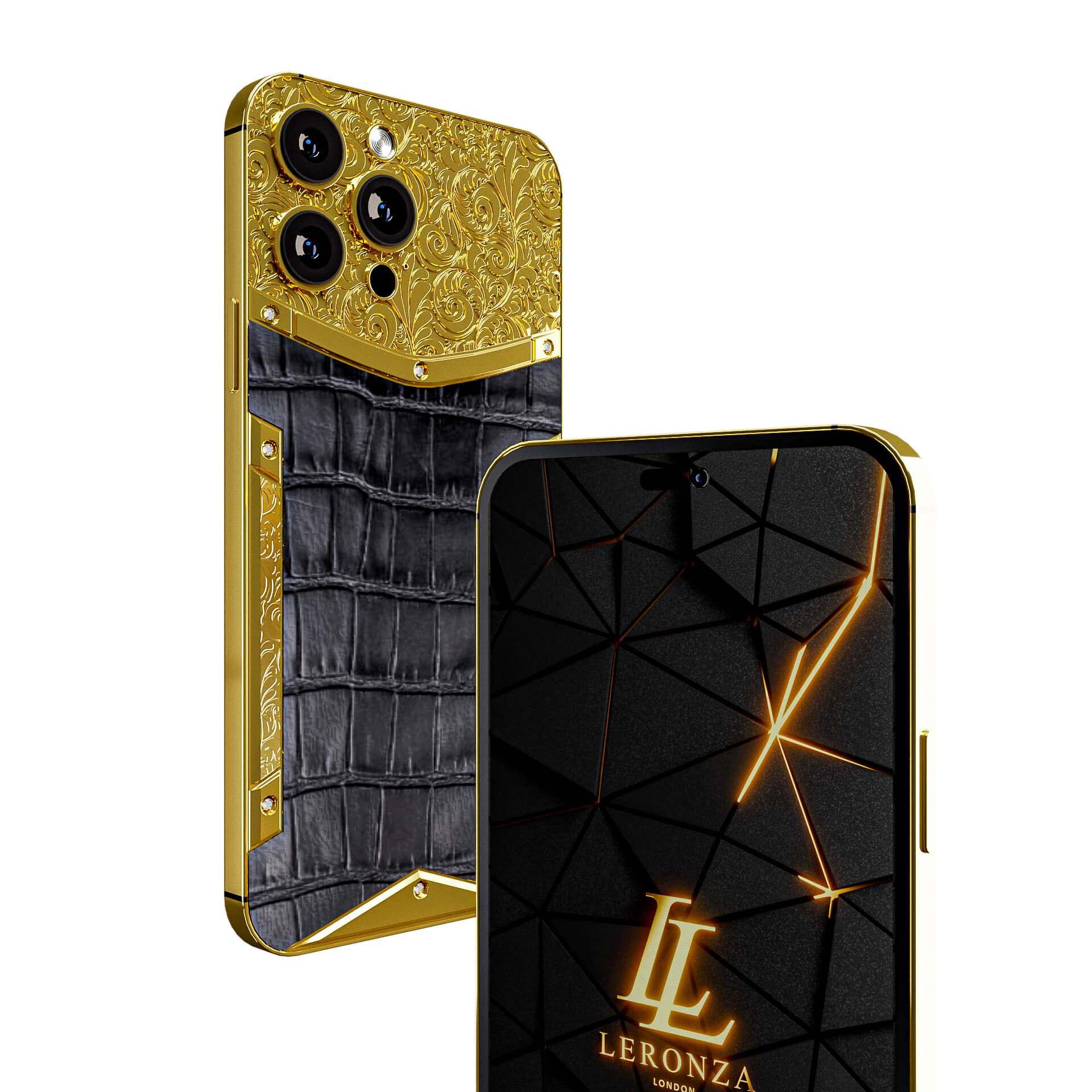 Shop Louis Vuitton Leather Logo iPhone 14 Pro iPhone 14 Pro Max by