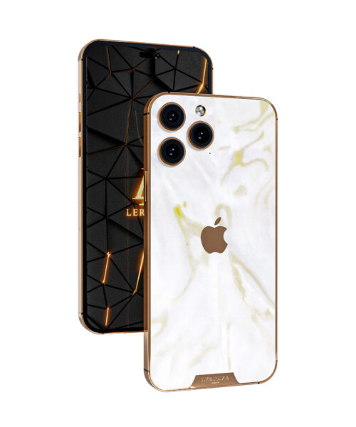 Luxury Rose Gold Mother of Pearl iPhone 14 Pro