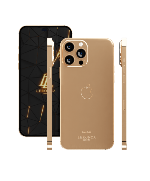 Luxury Rose gold iPhone 14 Pro