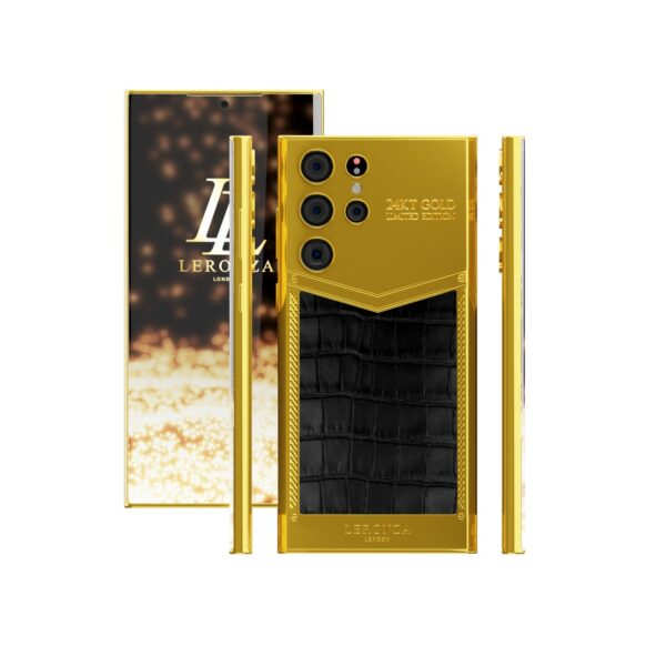 Leronza Luxury 24K Gold Samsung S22 Ultra