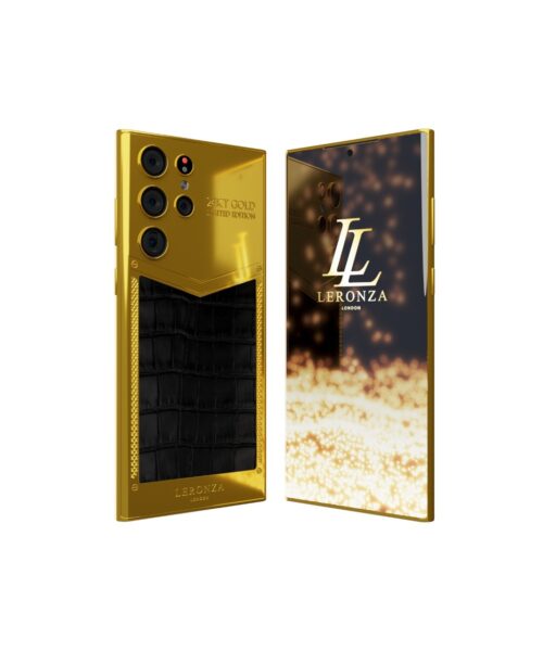 Leronza Luxury 24K Gold Samsung S22 Ultra