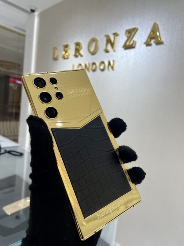 Leronza Luxury 24K Gold Samsung S22 Ultra