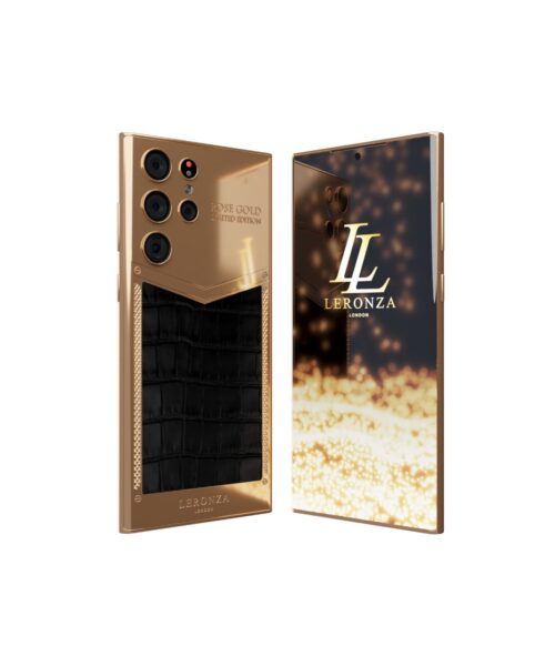 Leronza Luxury Rose Gold Samsung S22 Ultra