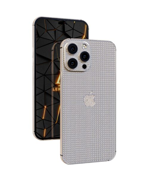 Luxury Platinum Diamond iPhone 14 Pro