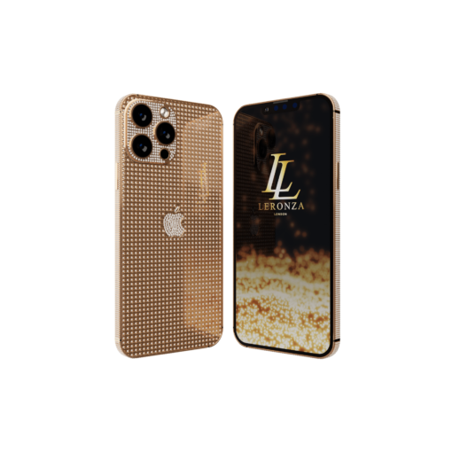 Leronza Platinum iPhone 13 Pro Full Crystals Limited Edition