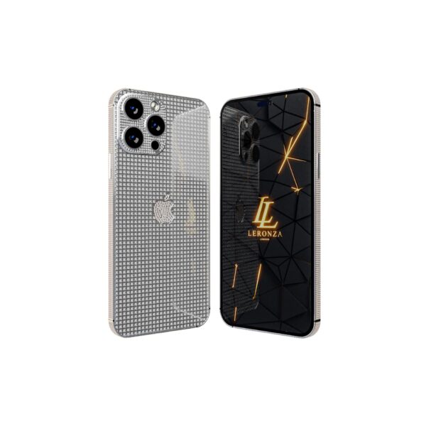 Luxury Platinum Diamond iPhone 14 Pro