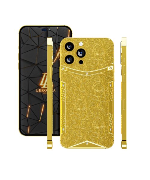 Luxury 24k Gold designer iPhone 14 Pro