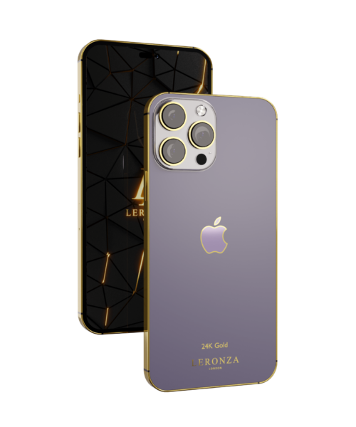 24K Gold iPhone 14 Pro Max Deep Purple Classic