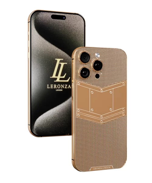 Leronza Rose Gold iPhone 15 Pro Pyramid Edition
