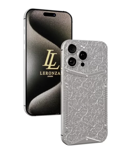 Leronza Platinum iPhone 15 Pro Flora Edition