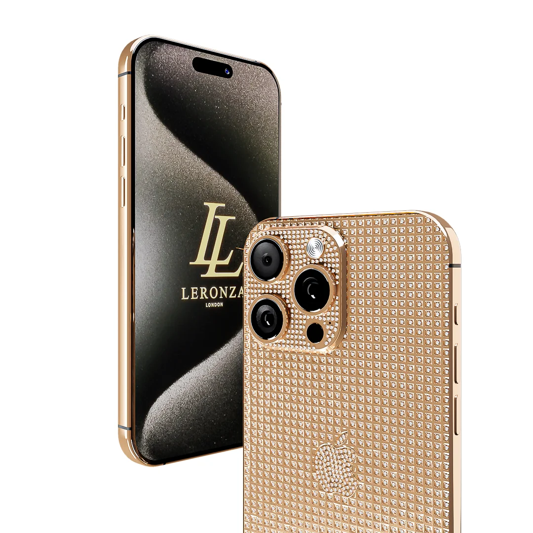 New Luxury Rose Gold iPhone 14 Pro and Pro Max Full Crystal Edition -  Leronza