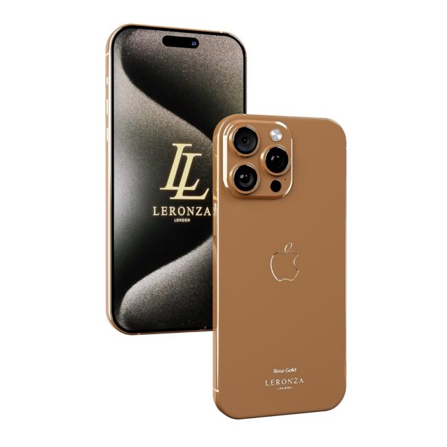 Leronza Rose Gold iPhone 15 Pro Elite Edition