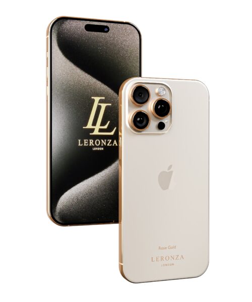 Leronza Rose Gold iPhone 15 Pro Natural