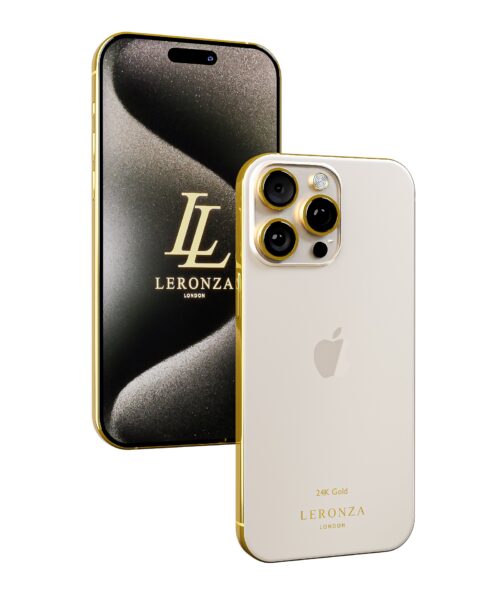 Leronza 24k Gold iPhone 15 Pro Natural
