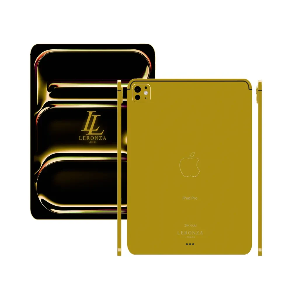 New 24K Gold Apple iPad Pro customized by Leronza