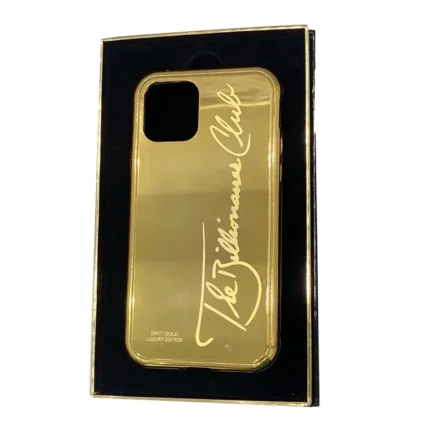 Leronza Luxury 24K Gold Apple 16 Pro Max iPhone Casing