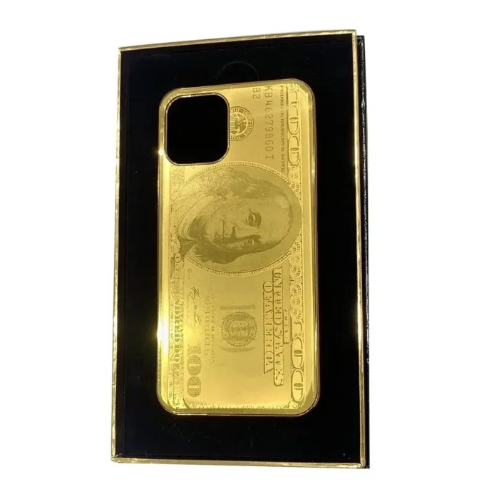 Leronza Luxury 24K Gold Apple 16 Pro Max iPhone Casing