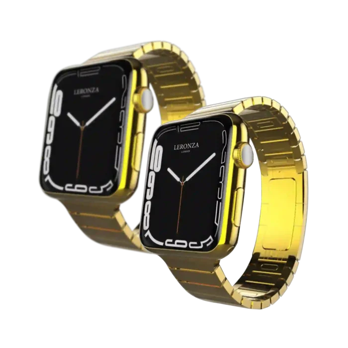 24K Gold Apple Watch Series X with Elite Bracelet | Leronza