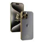 24K Gold iPhone 15 Pro Max Black