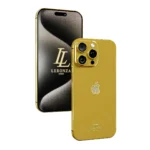 Gold iPhone 15 Pro Diamond logo