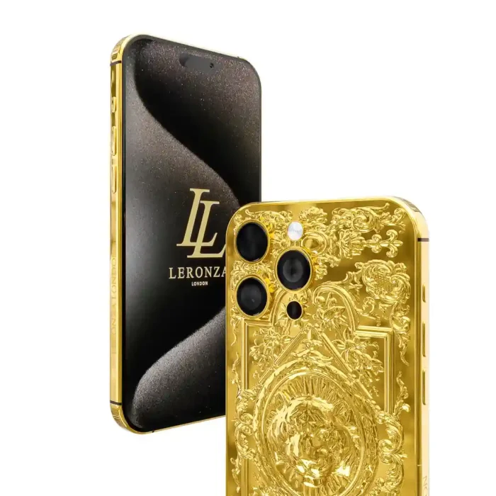 24k Gold iPhone 15 Pro max Imperial