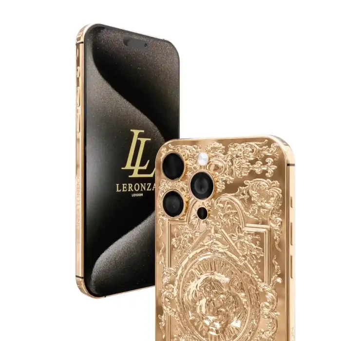 24k Gold iPhone 15 Pro max Imperial