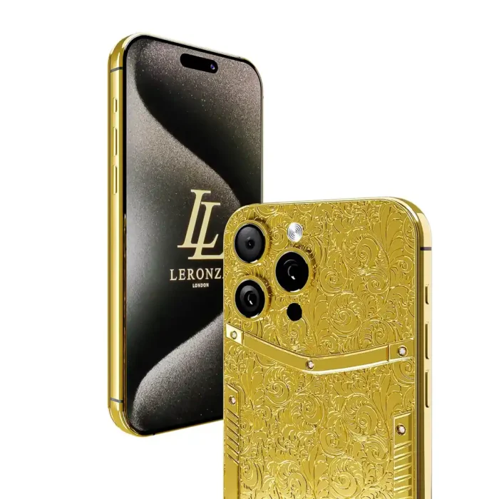 Luxury Gold iPhone 15 pro