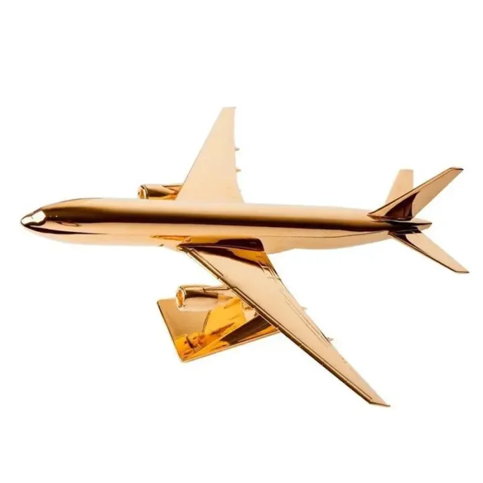 24K Gold Desk Plane