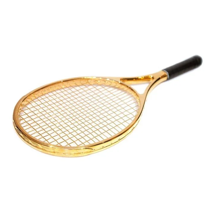 24K Gold Tennis Racket