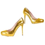 Leronza 24K Gold women's Personalized Stilletos