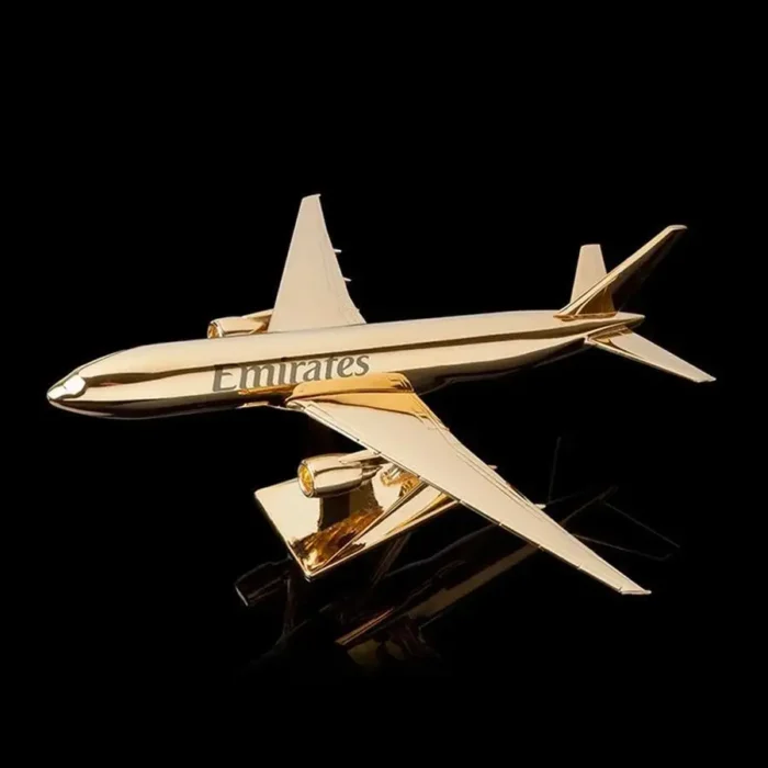 24K Gold Desk Plane