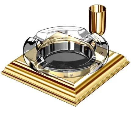 Leronza Luxury Exclusive 24 Carat Gold Ash Tray