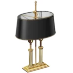 Leronza Luxury Exclusive 24 KT Gold Desk Lamp