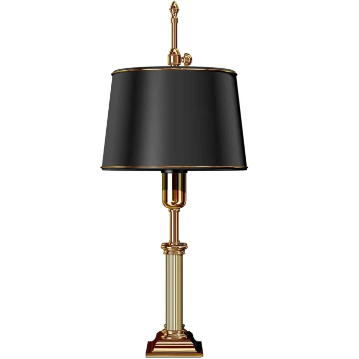 Leronza Luxury Exclusive 24 KT Gold Desk Lamp