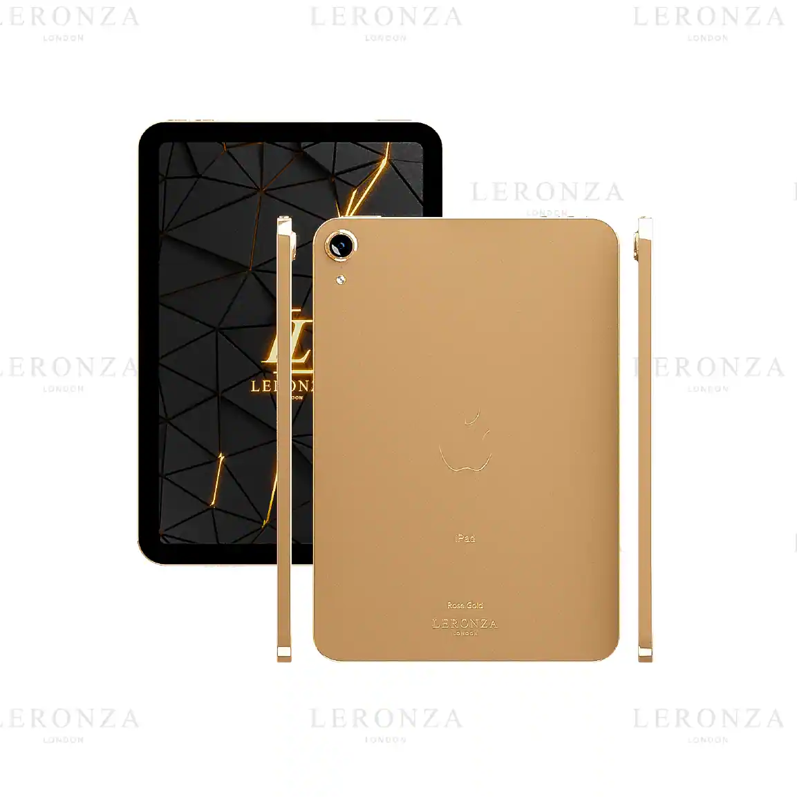 The New 24k Gold Apple iPad Mini customized by Leronza