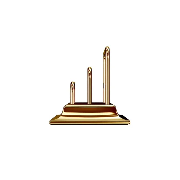 Leronza Luxury EXCLUSIVE 24 KT Gold LETTER RACK Corporate Gifts