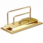 Leronza Luxury EXCLUSIVE 24 KT Gold LETTER RACK Corporate Gifts